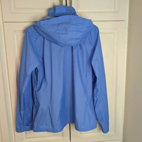 Columbia Switchback III Windbreaker Jacket Sky Blue Lightweight Hooded | XL NWOT - Picture 7 of 17